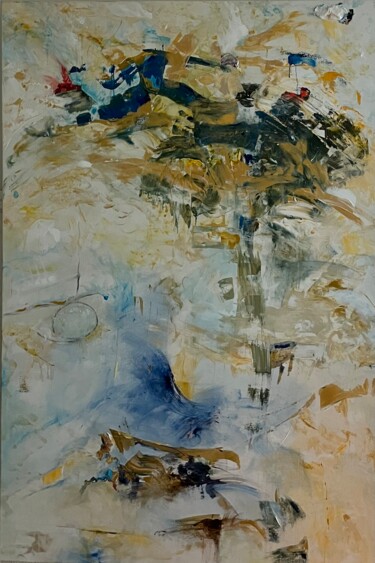 Peinture intitulée "Stromboli" par Christian Corvellec, Œuvre d'art originale, Acrylique