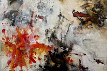 Peinture intitulée "Trafalgar" par Christian Corvellec, Œuvre d'art originale, Acrylique