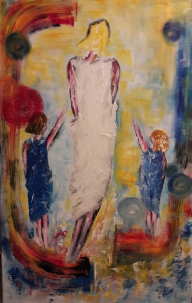 Pittura intitolato "L'Abandon" da Christiane Guerry, Opera d'arte originale, Acrilico