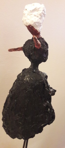 Sculptuur getiteld "Muna #ARTISTSUPPORT…" door Christiane Guerry, Origineel Kunstwerk, Mixed Media
