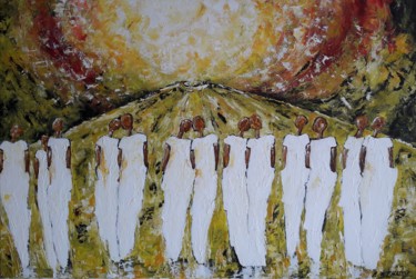 Pittura intitolato "Always Hope" da Christiane Guerry, Opera d'arte originale, Acrilico Montato su Telaio per barella in leg…