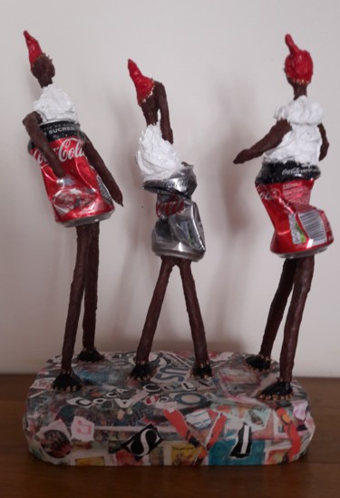 Escultura intitulada "DANCE PARTY" por Christiane Guerry, Obras de arte originais, Aço inoxidável