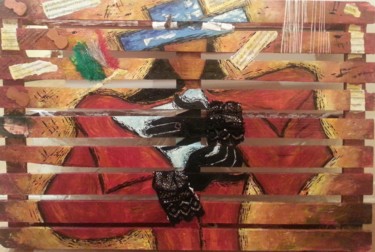 Peinture intitulée "LA JEUNE DIVA II" par Christiane Guerry, Œuvre d'art originale, Huile