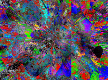 Digital Arts titled "Turbulence chromati…" by Christiane Guilleminot, Original Artwork, Digital Painting