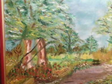 Painting titled "jardin-secret.jpg" by C.Madjurov, Original Artwork, Oil