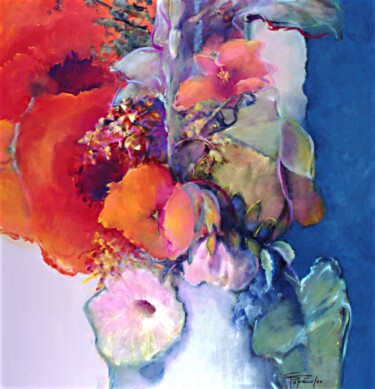 Malerei mit dem Titel "Summer" von Christiane Papé, Original-Kunstwerk, Acryl