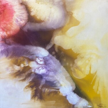 Картина под названием "Melting Colors" - Christiane Papé, Подлинное произведение искусства, Акрил