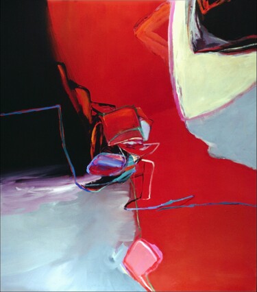 Malerei mit dem Titel "Mardi Gras" von Christiane Papé, Original-Kunstwerk, Acryl