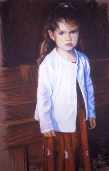 Painting titled "Madeleine" by Christiane Plante, Original Artwork