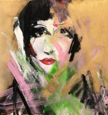 Peinture intitulée "Liza Minnelli" par Christiane Sottile, Œuvre d'art originale, Acrylique