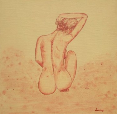 Peinture intitulée "Le nu" par Lacriss, Œuvre d'art originale