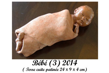 Sculpture intitulée "bebe3.jpg" par Christiana Moreau, Œuvre d'art originale