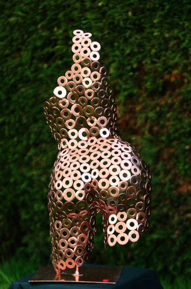 Cambrure Sculpture intitulée "Cambrure" par Christian Lepescheux, Œuvre d'art originale, Métaux