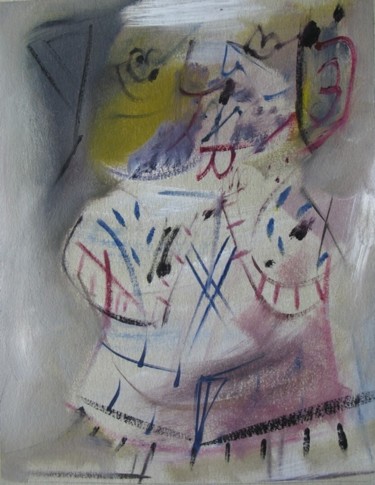 Peinture intitulée "Galeriste 19" par Christian Lopez, Œuvre d'art originale