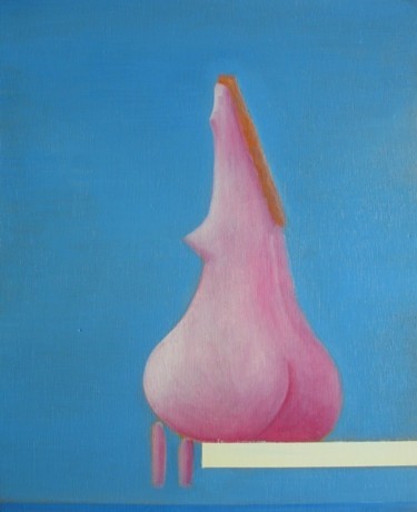Peinture intitulée "Sur le plongeoir, h…" par Christian Lopez, Œuvre d'art originale