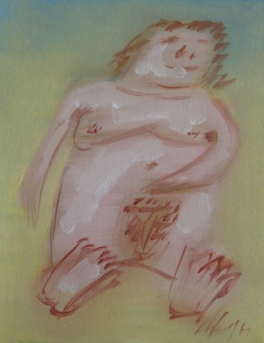 Peinture intitulée "Plagiste, huile/toi…" par Christian Lopez, Œuvre d'art originale