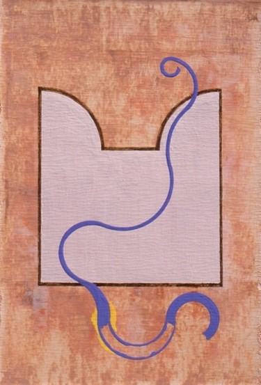 Painting titled "Sans titre, gouache…" by Christian Lopez, Original Artwork