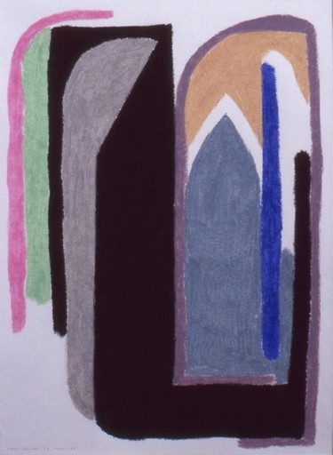 Schilderij getiteld "Pastel/papier." door Christian Lopez, Origineel Kunstwerk