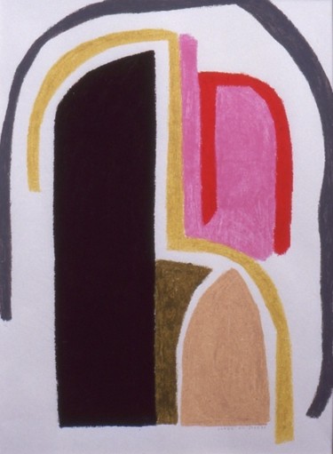 Schilderij getiteld "Pastel/papier." door Christian Lopez, Origineel Kunstwerk