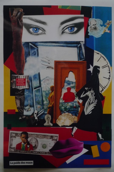 Collages intitulée "vision du monde" par Christianmongenier ( L'Incompris ), Œuvre d'art originale, Collages