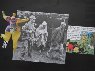 Collages titled "COLONISATION" by Christianmongenier ( L'Incompris ), Original Artwork, Collages