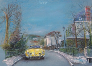 Painting titled "la-berlinette.jpg" by Christian Nieto, Original Artwork, Pastel