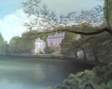 Peinture intitulée "moulin mer" par Christian Salaun, Œuvre d'art originale