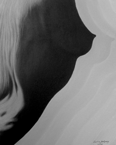 Peinture intitulée "ombres et lumiéres…" par Christian Salaun, Œuvre d'art originale, Huile