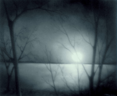 Peinture intitulée "clair-de-lune.jpg" par Christian Salaun, Œuvre d'art originale, Huile