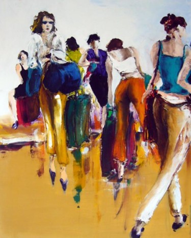 Painting titled "ballade 1" by Christian Vey, Original Artwork