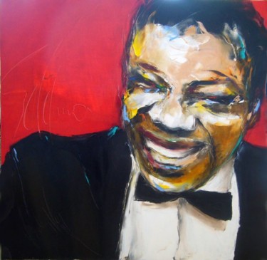 Peinture intitulée "SATCHMO 2009 Angela…" par Christian Vey, Œuvre d'art originale