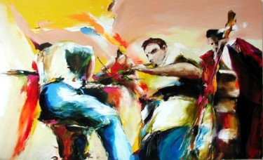 Peinture intitulée "concert" par Christian Vey, Œuvre d'art originale