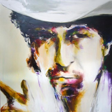 Peinture intitulée "Dylan" par Christian Vey, Œuvre d'art originale