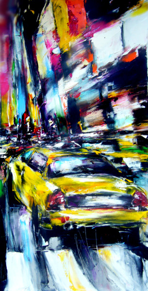 Painting titled "NYC#8" by Christian Vey, Original Artwork