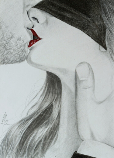 Drawing titled "Tame me" by Christina Diamond, Original Artwork, Graphite