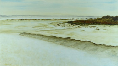 Peinture intitulée "Soirée en Baie de S…" par Christina Ugolini, Œuvre d'art originale, Huile