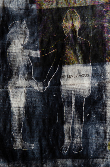 印花与版画 标题为“Couple Divin” 由Christine Jegaden, 原创艺术品, 蒙纳