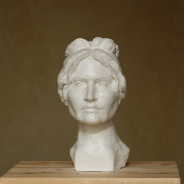 Sculpture titled "Suzanne Valadon" by Christine Alias, Original Artwork, Terra cotta