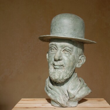 「Toulouse Lautrec」というタイトルの彫刻 Christine Aliasによって, オリジナルのアートワーク, テラコッタ
