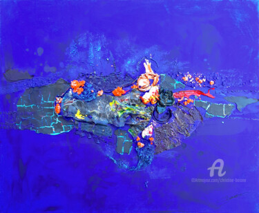 Pintura titulada "La couleur de nos é…" por Christine Barone, Obra de arte original, Acrílico Montado en Bastidor de camilla…