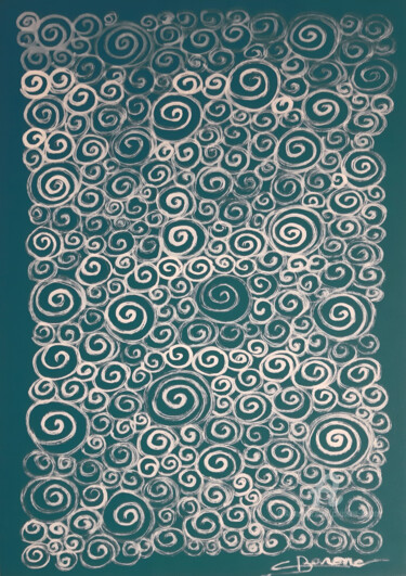 Drawing titled "Infini-03A" by Christine Barone, Original Artwork, Marker