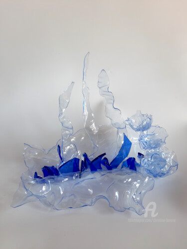 Sculpture titled "Structure 0.5" by Christine Barone, Original Artwork, Plastic
