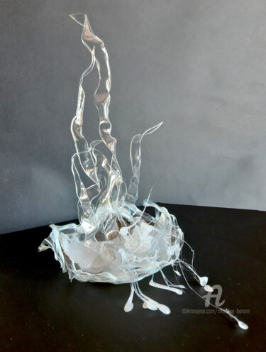 Sculpture titled "Structure 0.6" by Christine Barone, Original Artwork, Plastic