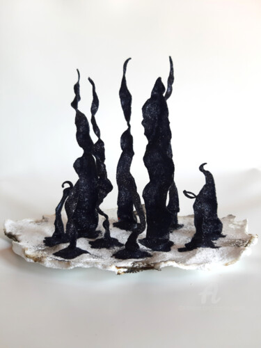 Sculpture titled "Structure 0.12" by Christine Barone, Original Artwork, Plastic