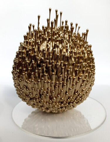 Sculpture titled "Inexorable" by Christine Barone, Original Artwork, Plastic