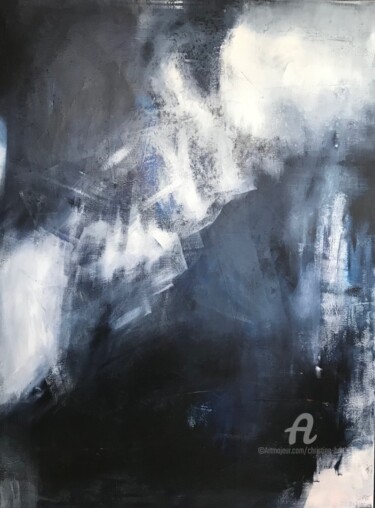 Pittura intitolato "L envol blanc" da Christine Barth Mroz, Opera d'arte originale, Acrilico