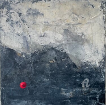 Картина под названием "Black and white" - Christine Barth Mroz, Подлинное произведение искусства, Акрил Установлен на Деревя…