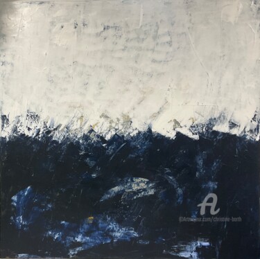Картина под названием "Lâcher prise 3" - Christine Barth Mroz, Подлинное произведение искусства, Акрил Установлен на Деревян…