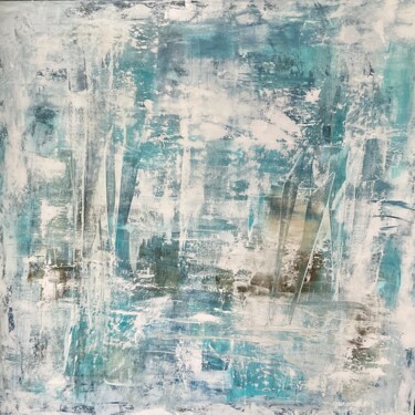 Peinture intitulée "Terre d oasis" par Christine Barth (Barth Mroz Christine), Œuvre d'art originale, Acrylique Monté sur Ch…