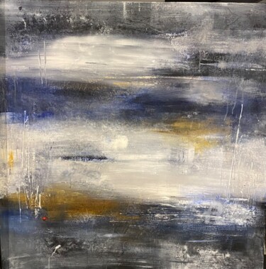 Painting titled "Quand l emotion s e…" by Christine Barth Mroz, Original Artwork, Acrylic Mounted on Wood Stretcher frame